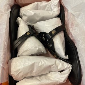 Tory Burch black Miller sandals NWT all sizes!